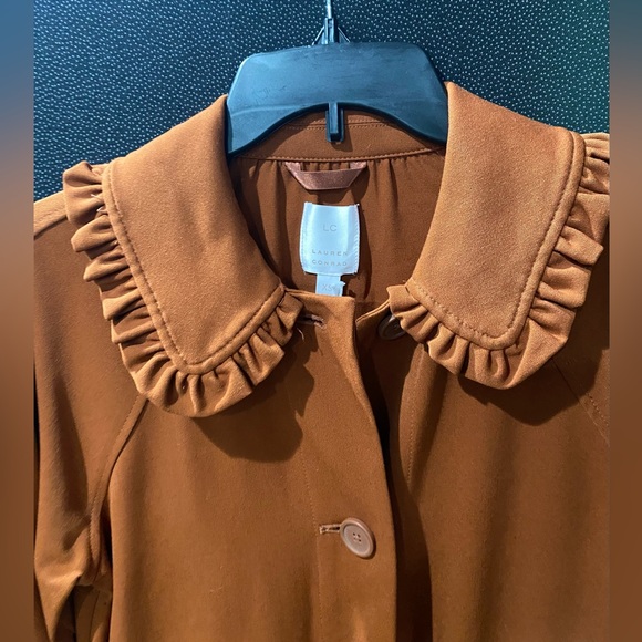 Lauren Conrad twill trench coat xs - Picture 3 of 5